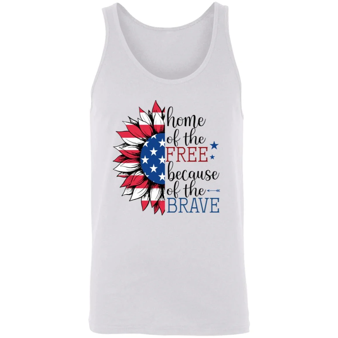 America Flag Sunflower Patriotic  4th of July Shirt H406 - Image 3