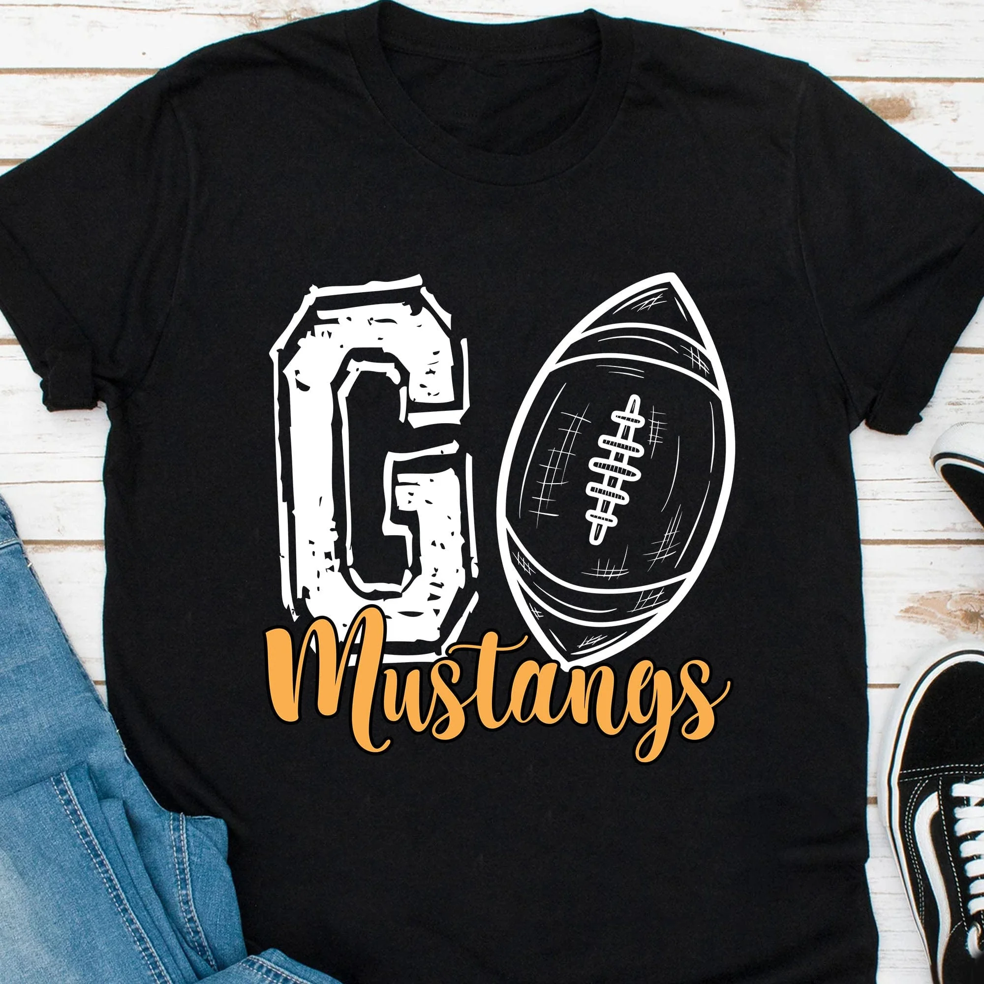 Go Custom Shirt, Go Team Shirt, Football Team Fan Shirt, Personalized Custom Football Shirt C483