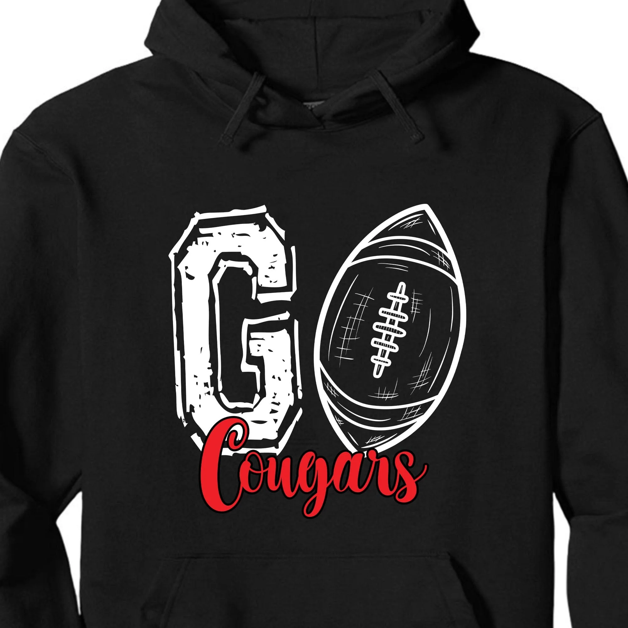 Go Custom Shirt, Go Team Shirt, Football Team Fan Shirt, Personalized Custom Football Shirt C483 - Image 3