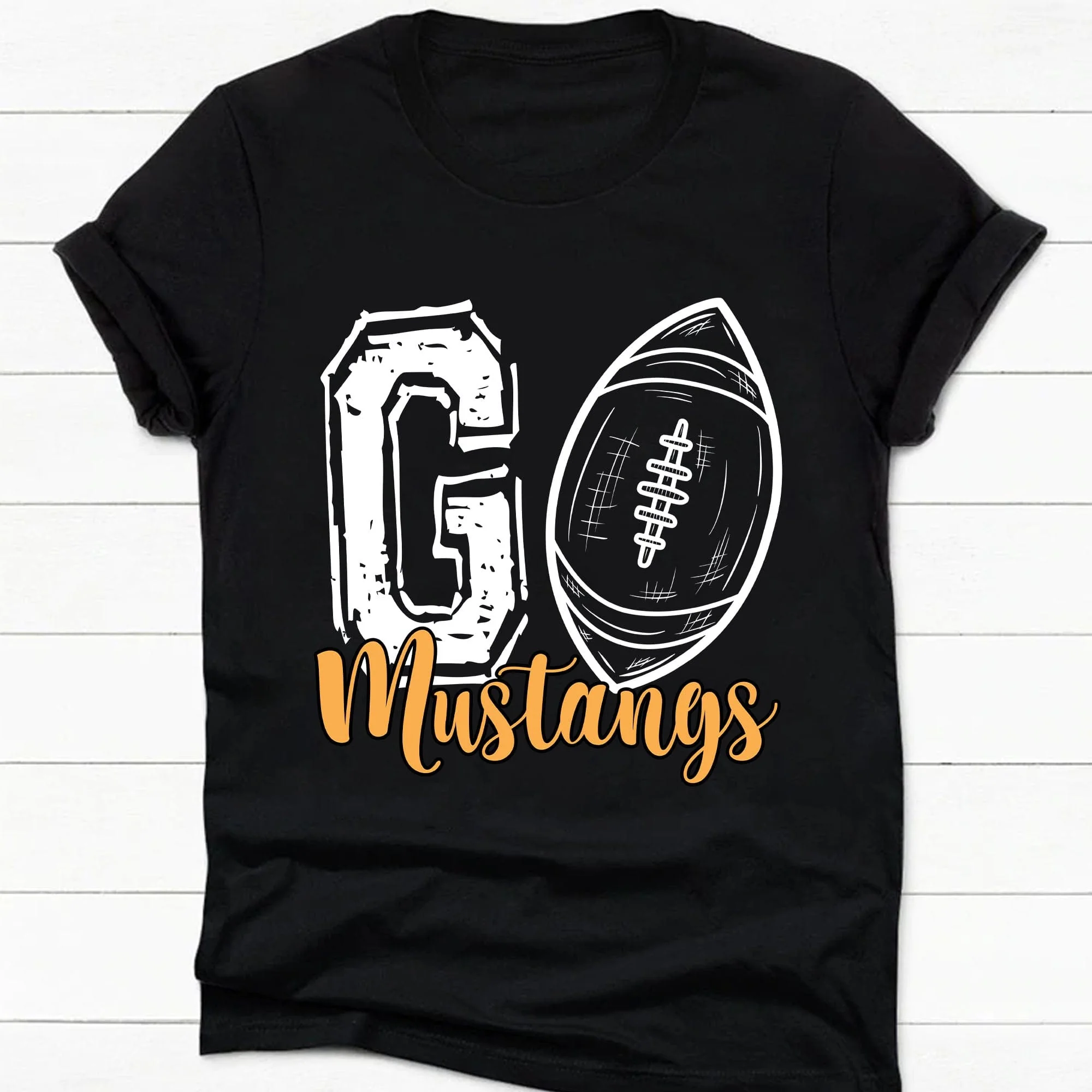 Go Custom Shirt, Go Team Shirt, Football Team Fan Shirt, Personalized Custom Football Shirt C483 - Image 4