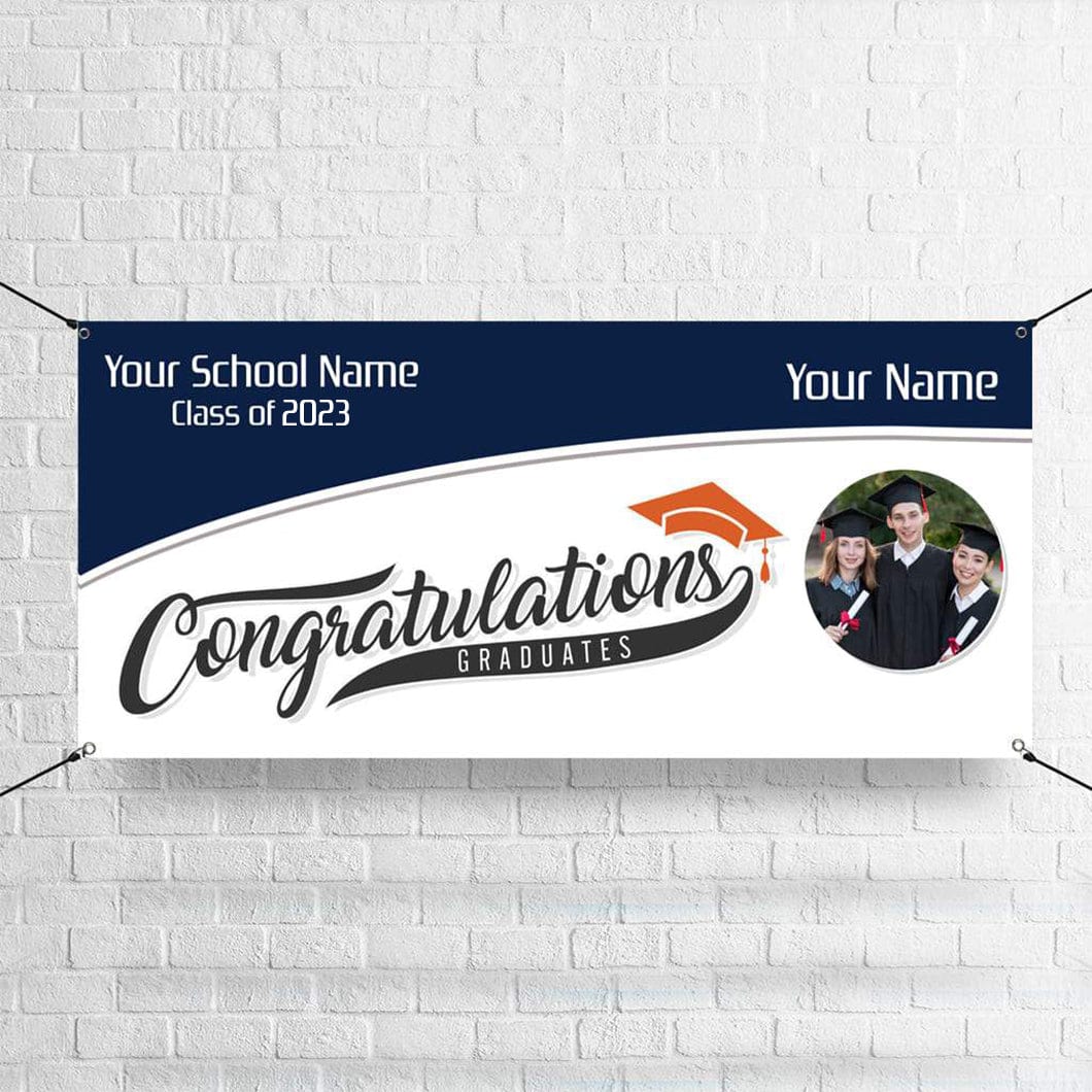 Congratulation Graduates Class of 2021 Custom Image banner, Graduation Gift HN590 - Image 3