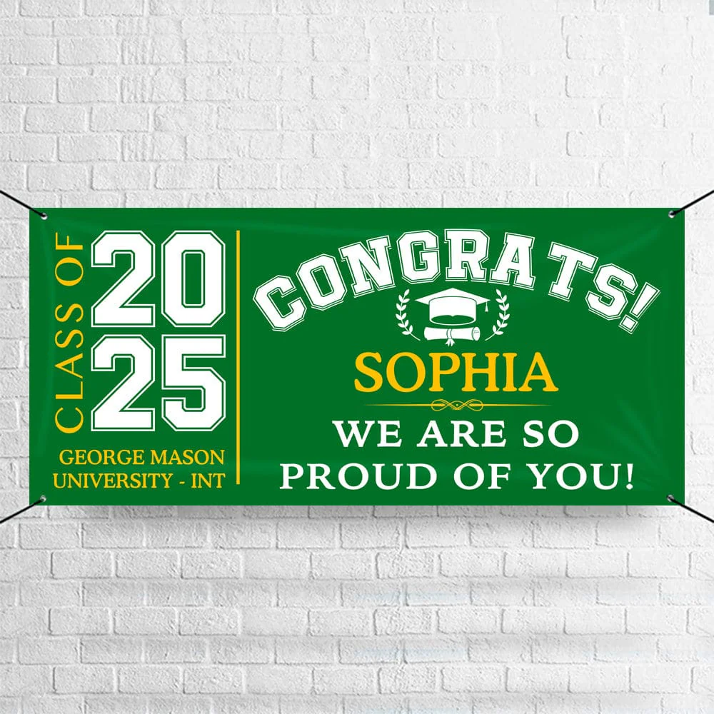 Congrats Class of 2026 Banner Combo 3 Pieces, Graduation Day, Senior Gift 890295 - Image 6