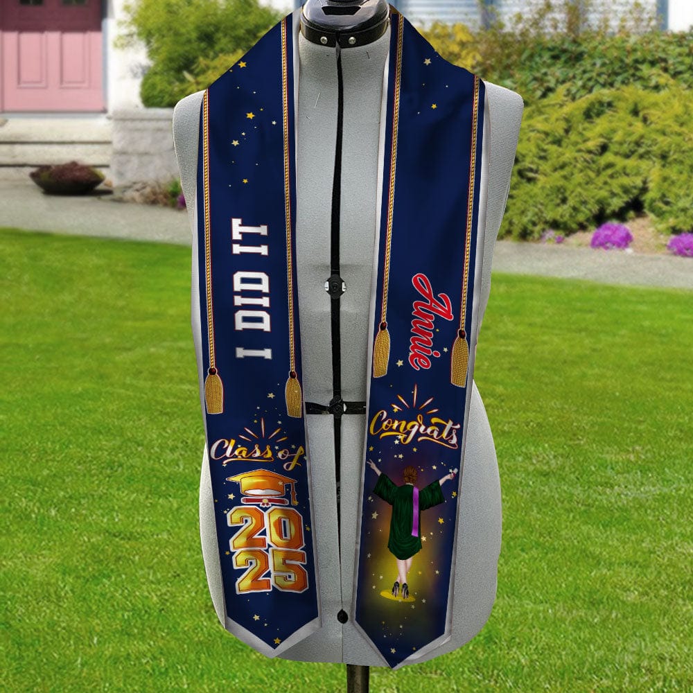 Congrats Class Of 2026 Custom Quote Graduation Stoles, graduation Gift 892293 - Image 8