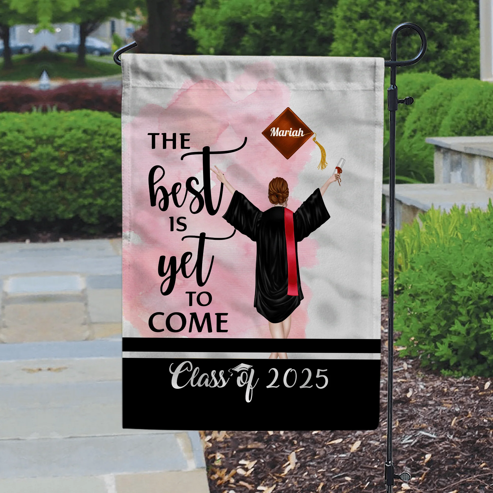 The Best Is Yet To Come Garden Flag Class of - Girl Version, Senior Gift, Graduation Day HN590 HA75 891882 - Image 4