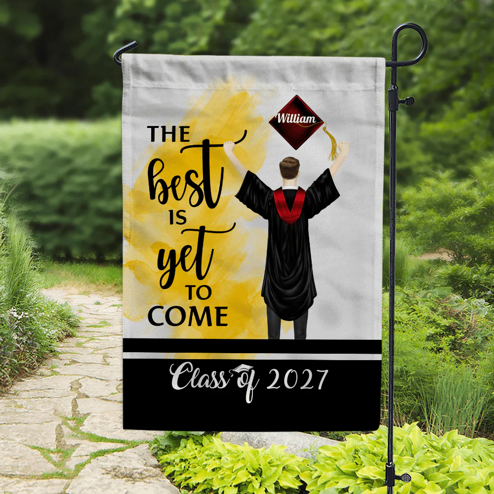 The Best Is Yet To Come Class Of - Boy Version Flag, Senior Gift, Graduation Day HN590 HA75 891886 - Image 21