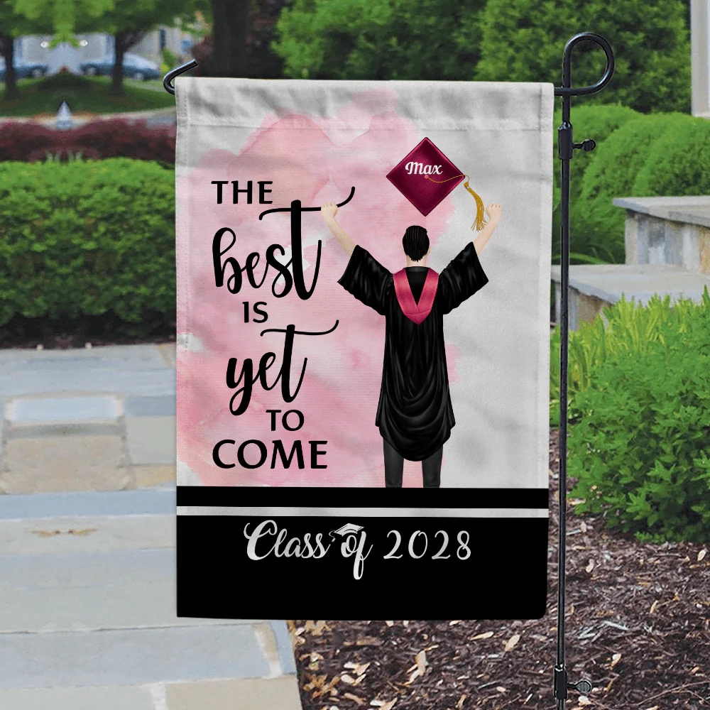 The Best Is Yet To Come Class Of - Boy Version Flag, Senior Gift, Graduation Day HN590 HA75 891886 - Image 32