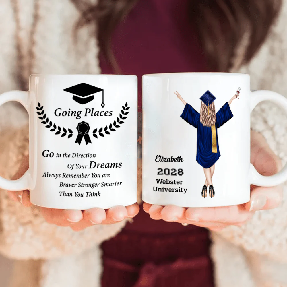 Graduation Gifts Senior 2024 Custom Coffee Mug C203 - Image 2