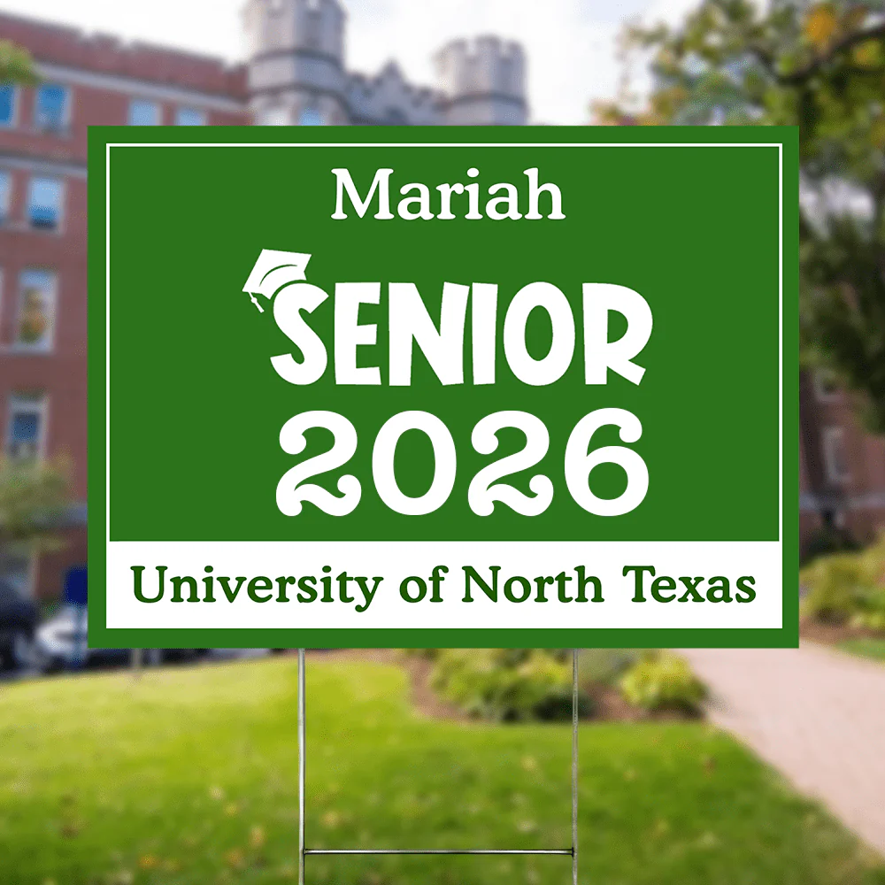 Senior Yard Sign 18x24'' Ver2 - Made in USA (H-Stake Stand Included), Graduation Day HA75 890373 - Image 12