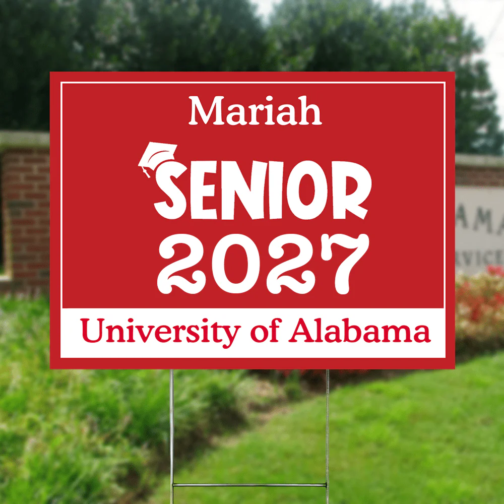 Senior Yard Sign 18x24'' Ver2 - Made in USA (H-Stake Stand Included), Graduation Day HA75 890373 - Image 15