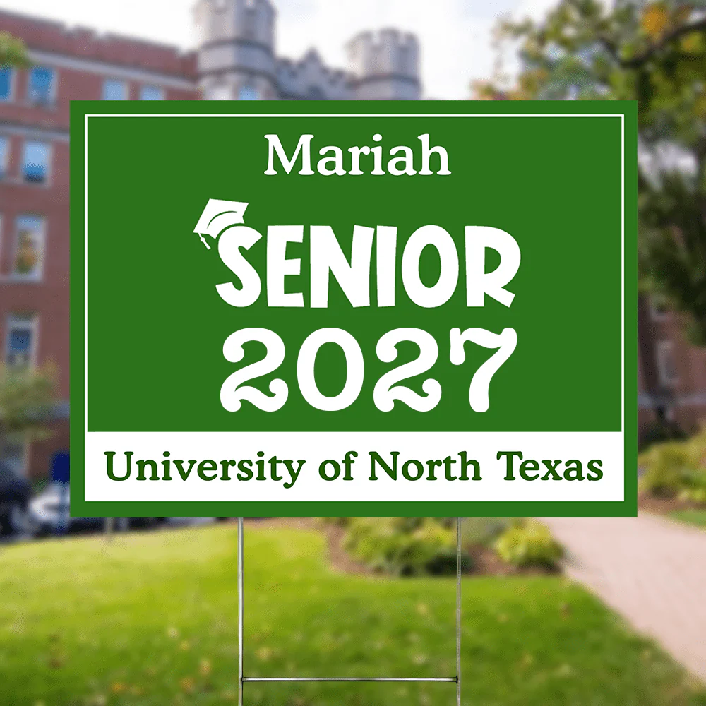 Senior Yard Sign 18x24'' Ver2 - Made in USA (H-Stake Stand Included), Graduation Day HA75 890373 - Image 17