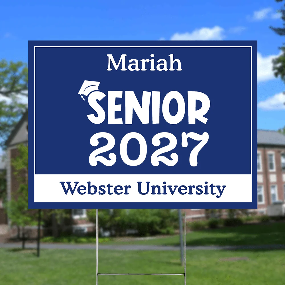 Senior Yard Sign 18x24'' Ver2 - Made in USA (H-Stake Stand Included), Graduation Day HA75 890373 - Image 18
