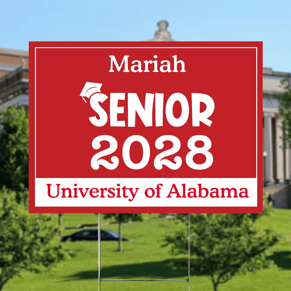 Senior Yard Sign 18x24'' Ver2 - Made in USA (H-Stake Stand Included), Graduation Day HA75 890373 - Image 24