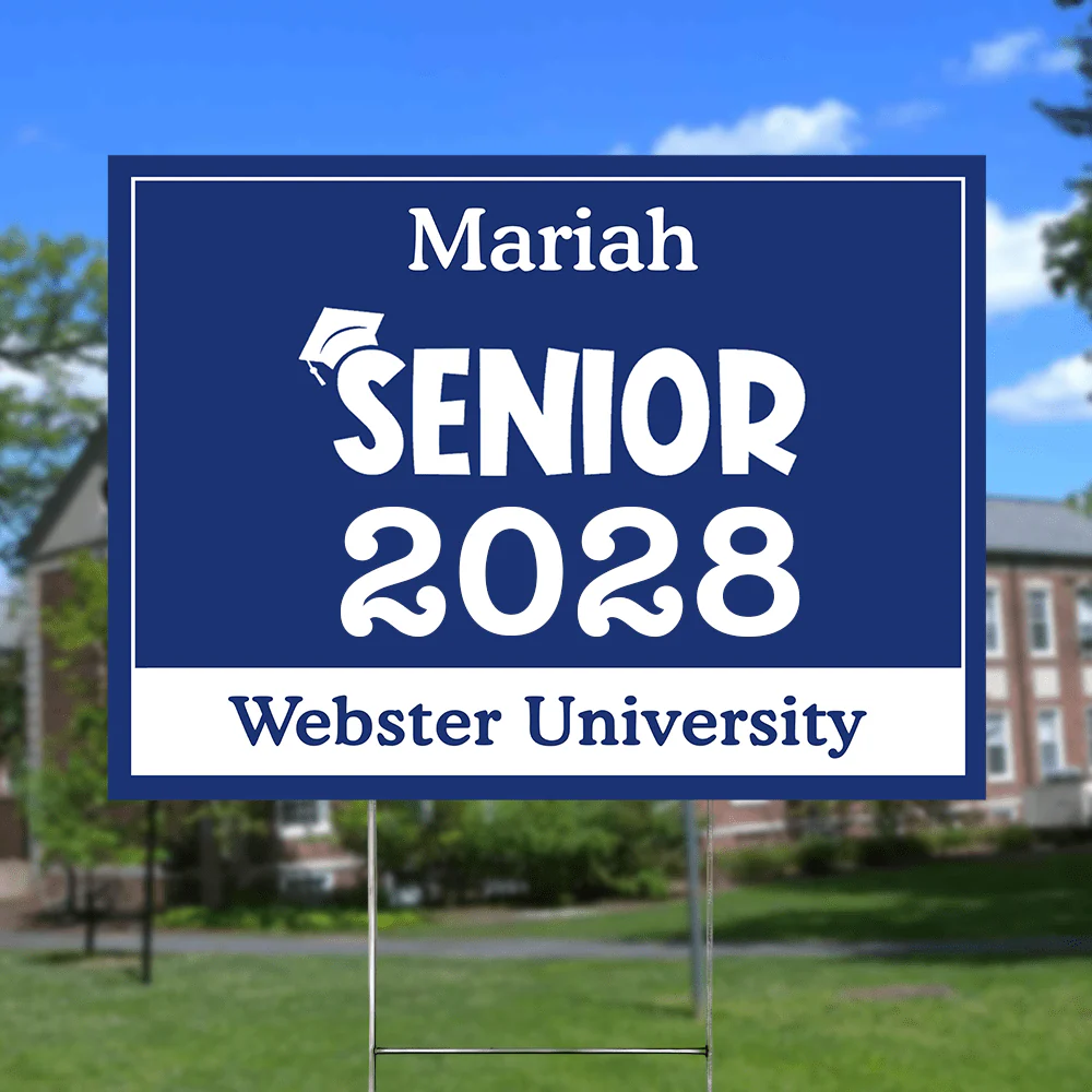 Senior Yard Sign 18x24'' Ver2 - Made in USA (H-Stake Stand Included), Graduation Day HA75 890373 - Image 25