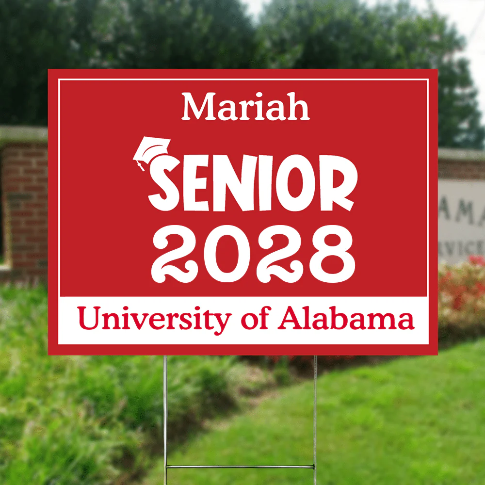 Senior Yard Sign 18x24'' Ver2 - Made in USA (H-Stake Stand Included), Graduation Day HA75 890373 - Image 28