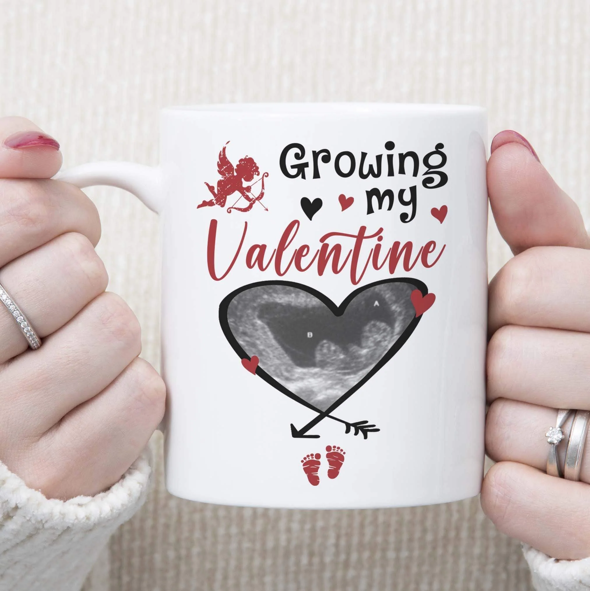 Growing My Valentine Custom Mug