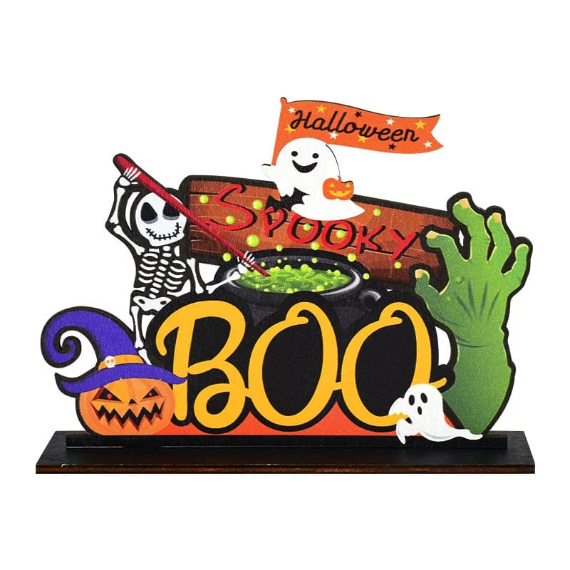 Halloween Home Door Wooden Hanging Signs - Image 13