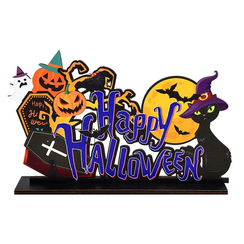 Halloween Home Door Wooden Hanging Signs - Image 17