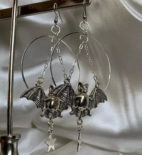 Halloween Moon, Star and Bat Dangles - Image 2