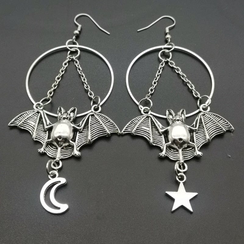 Halloween Moon, Star and Bat Dangles - Image 4