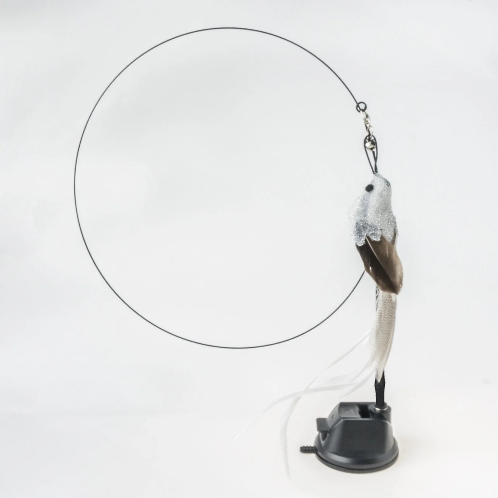 Handfree Bird/Feather Cat Wand with Bell Interactive Toys for Cats - Image 22