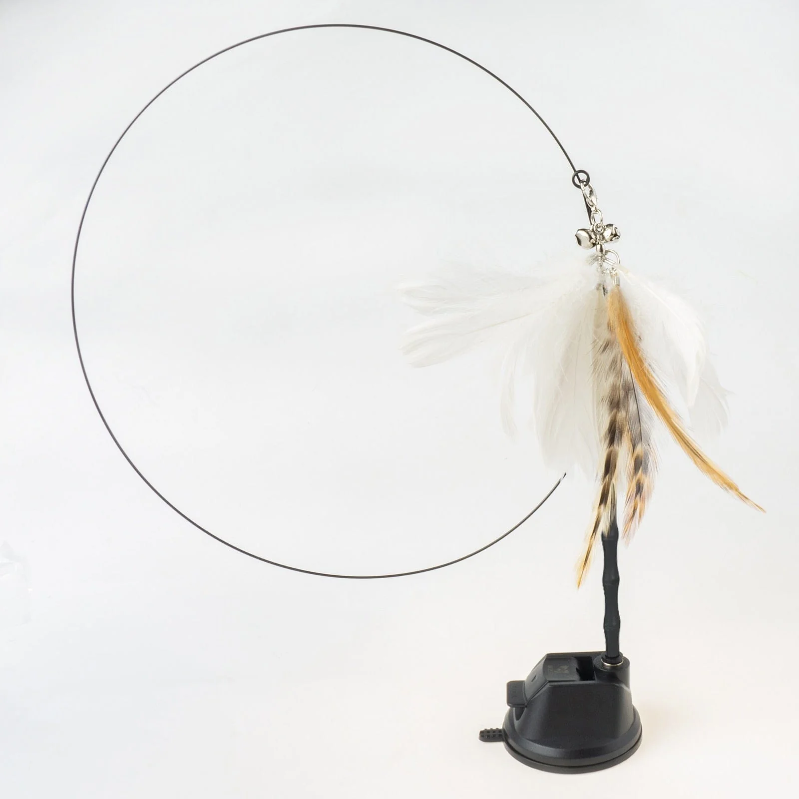 Handfree Bird/Feather Cat Wand with Bell Interactive Toys for Cats - Image 30