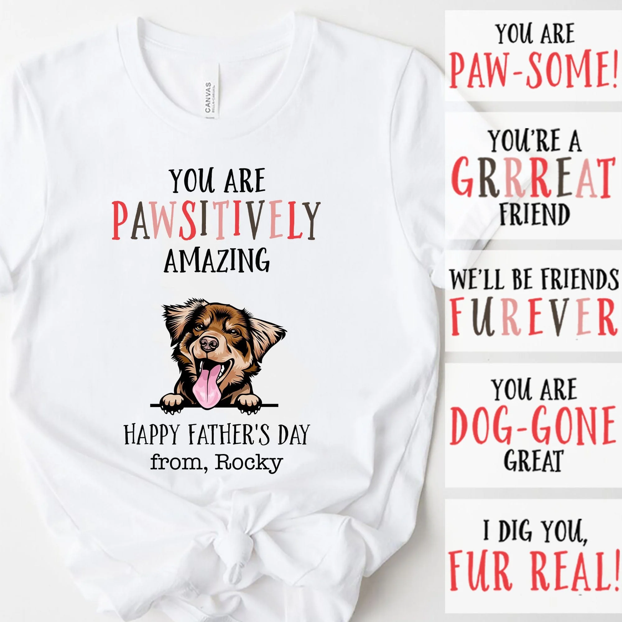 Happy Father's Mother's Day Custom Dog Shirt C213