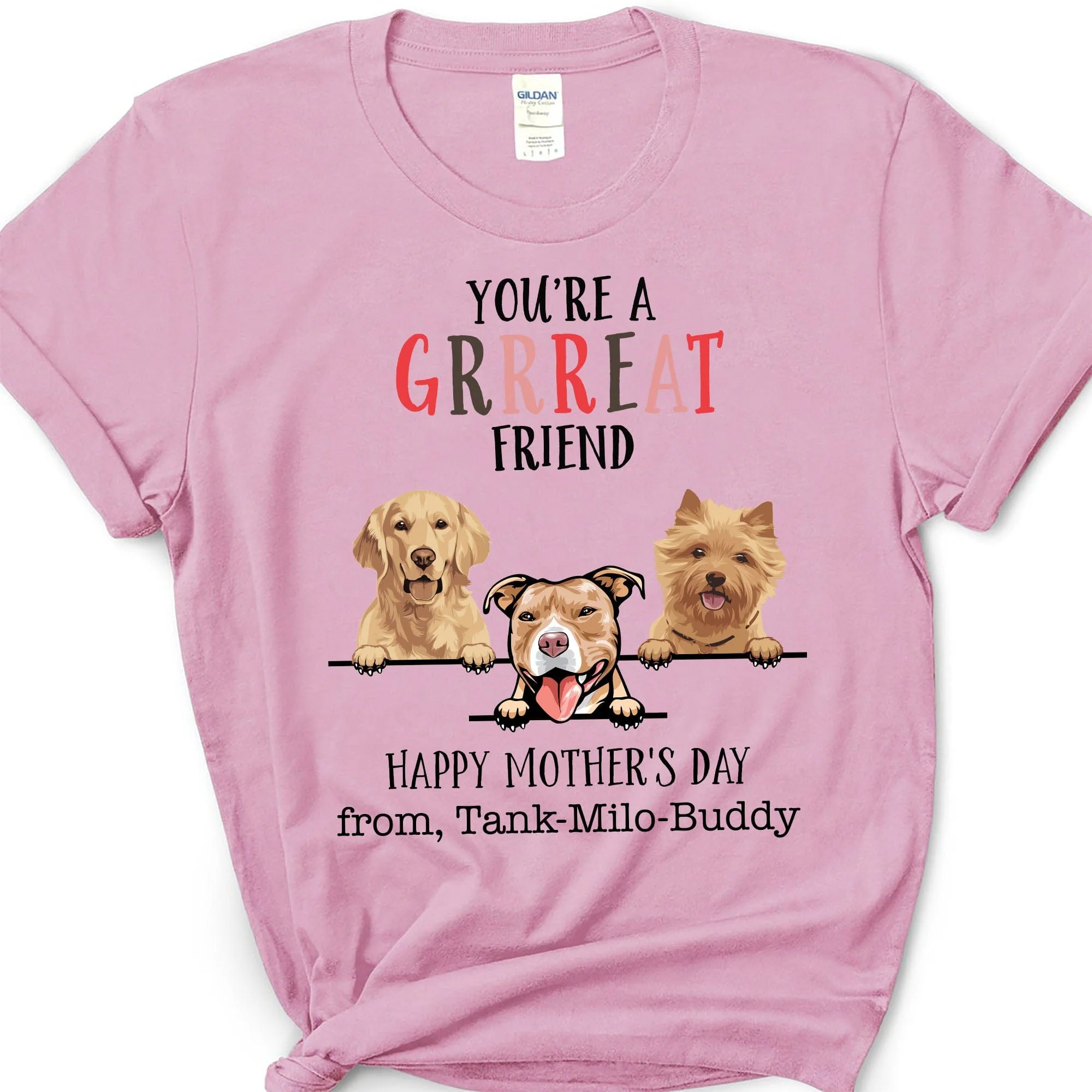 Happy Father's Mother's Day Custom Dog Shirt C213 - Image 2