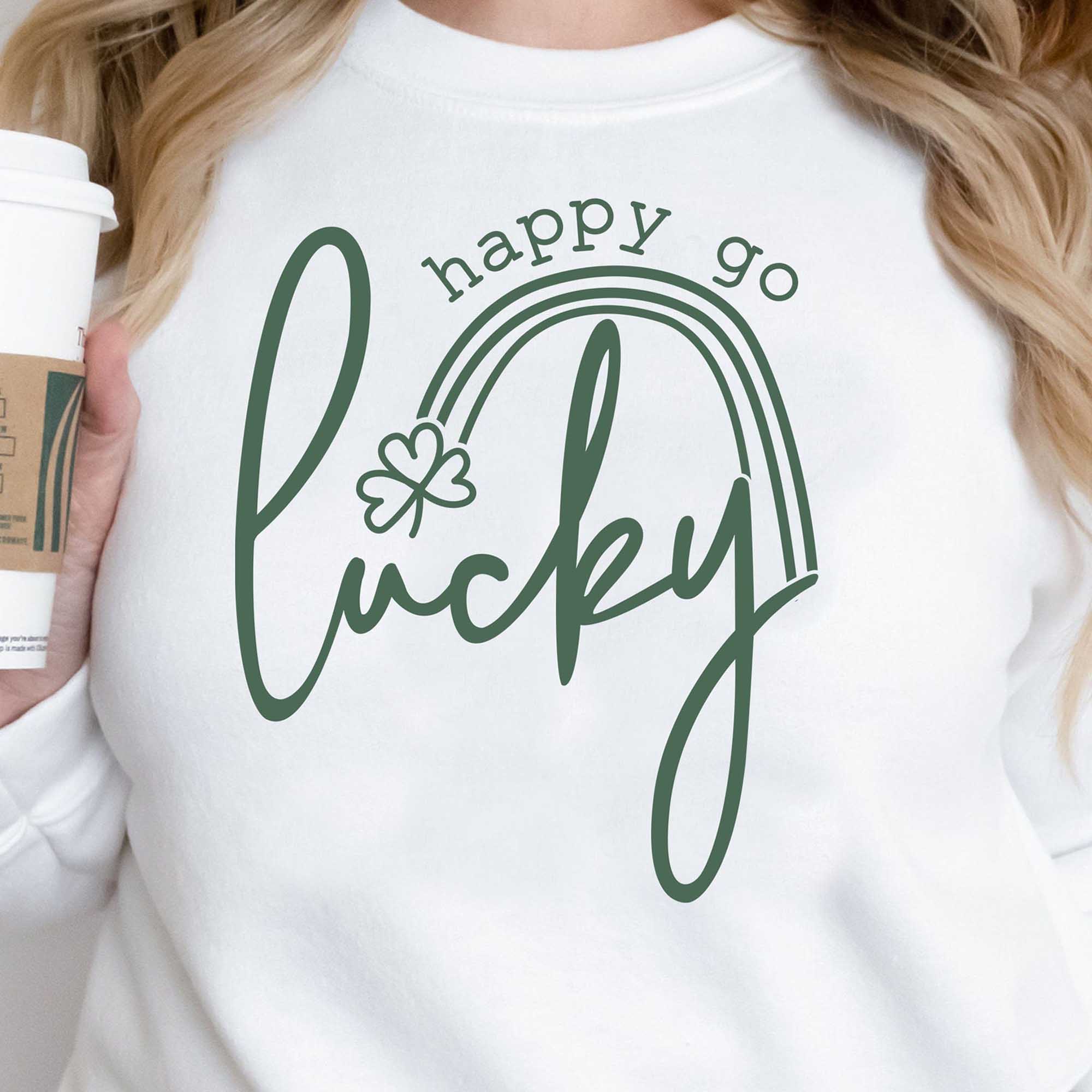 Happy Go Lucky St Patricks Day Custom Shirt
