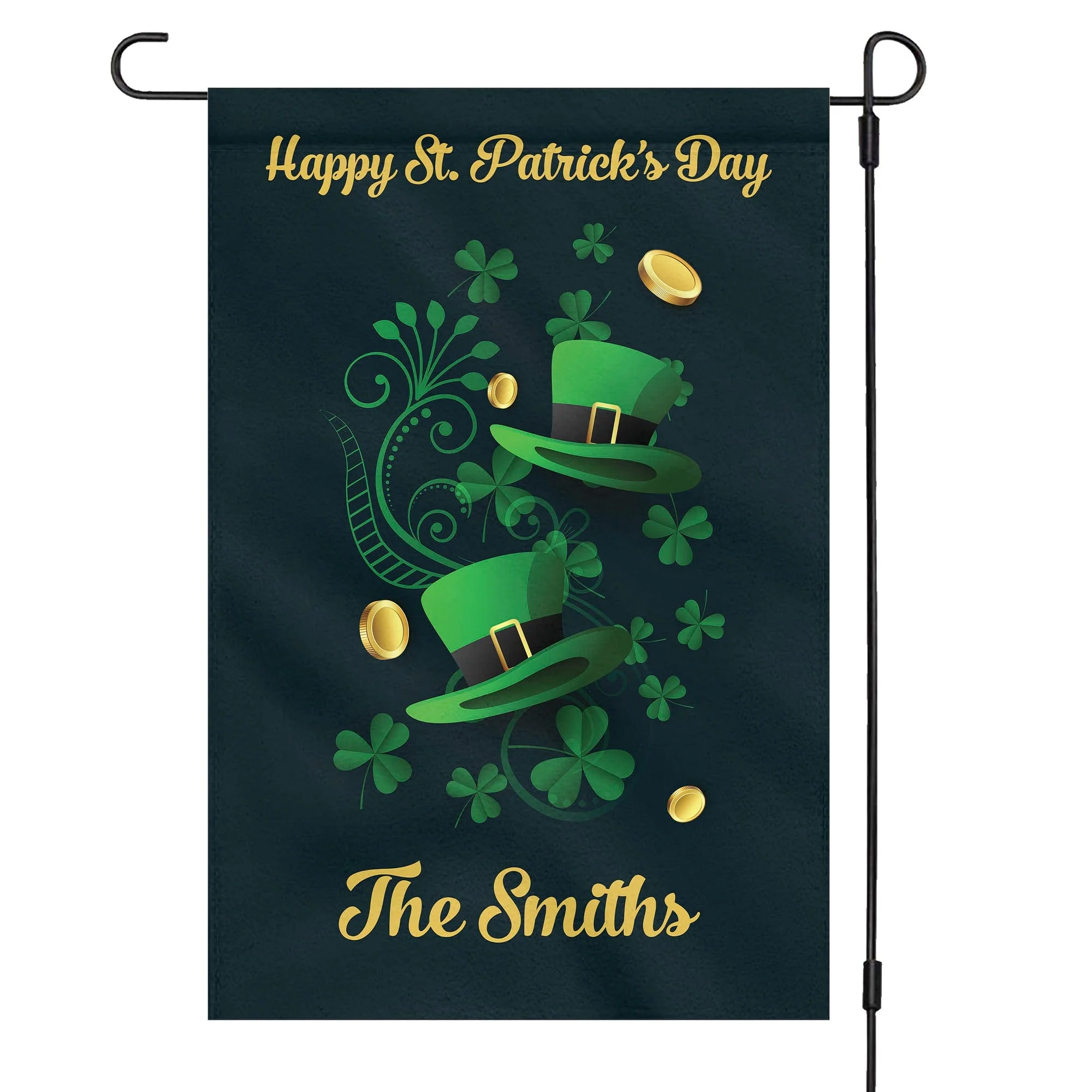 Happy St Patricks Day Custom Garden Flag C128