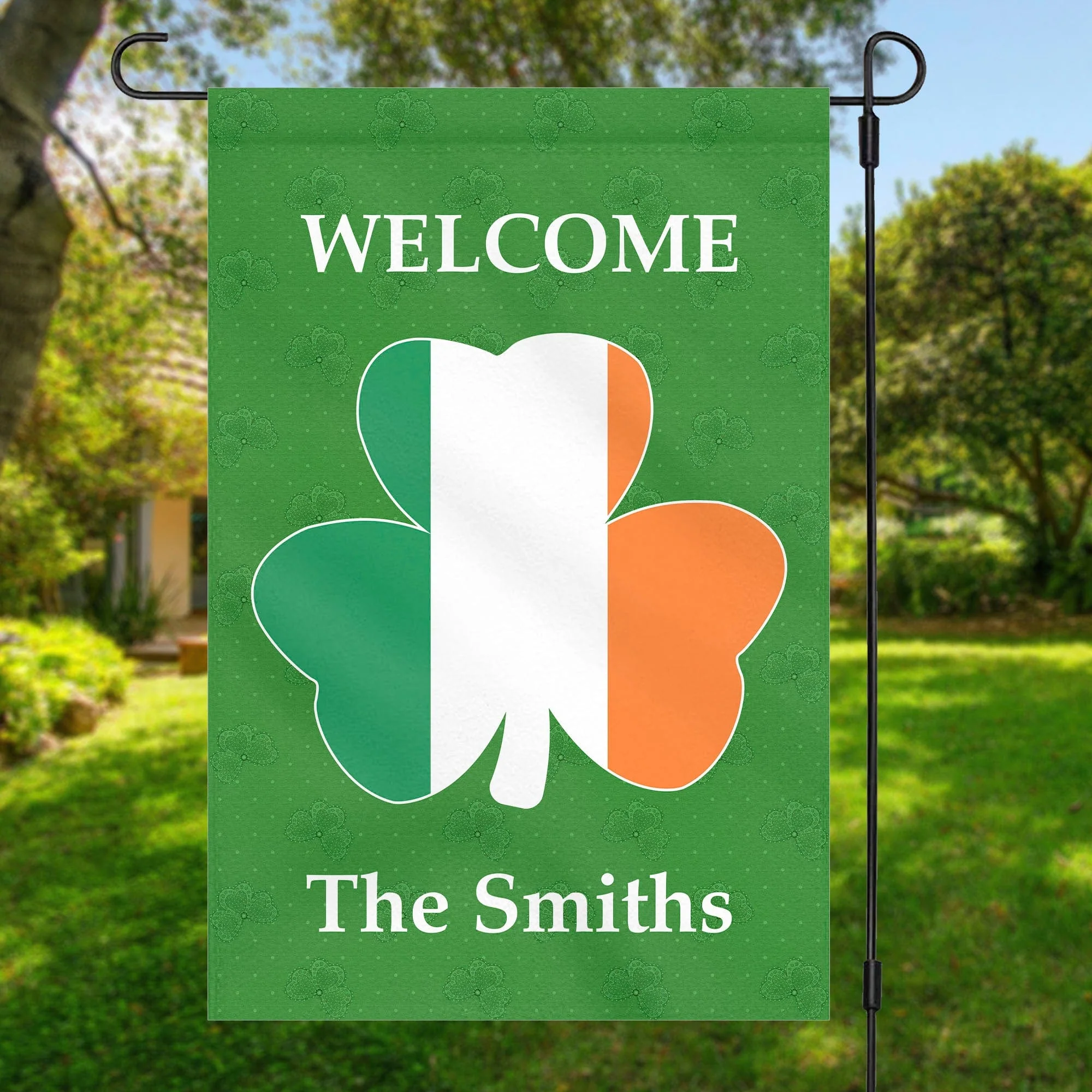 Happy St Patricks Day Custom Garden Flag C160 - Image 2