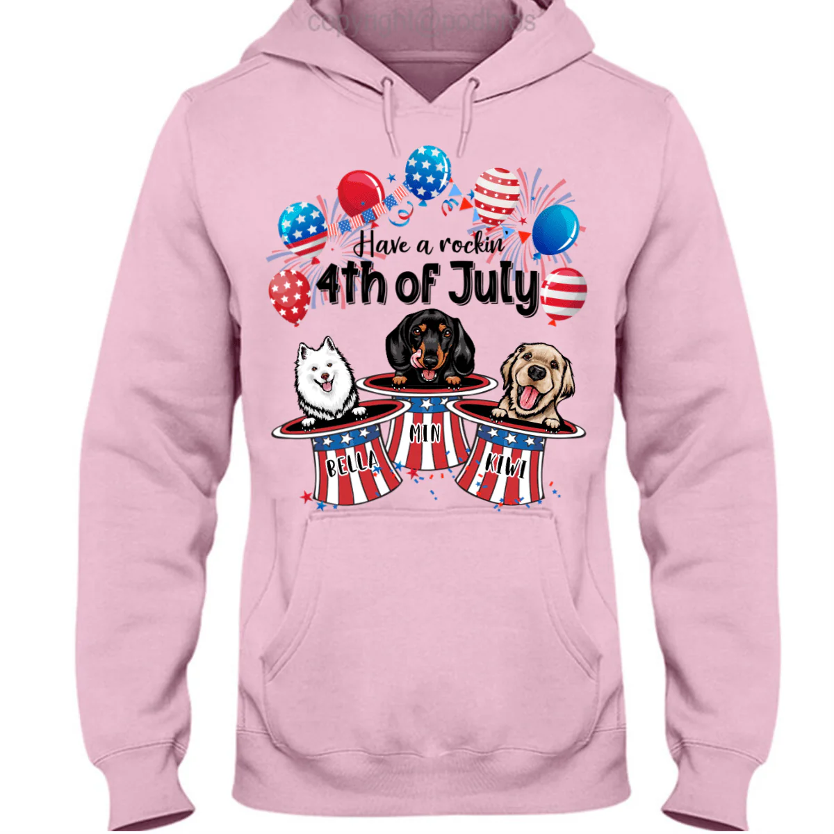 Have A Rockin 4th Dog Shirt - Image 3