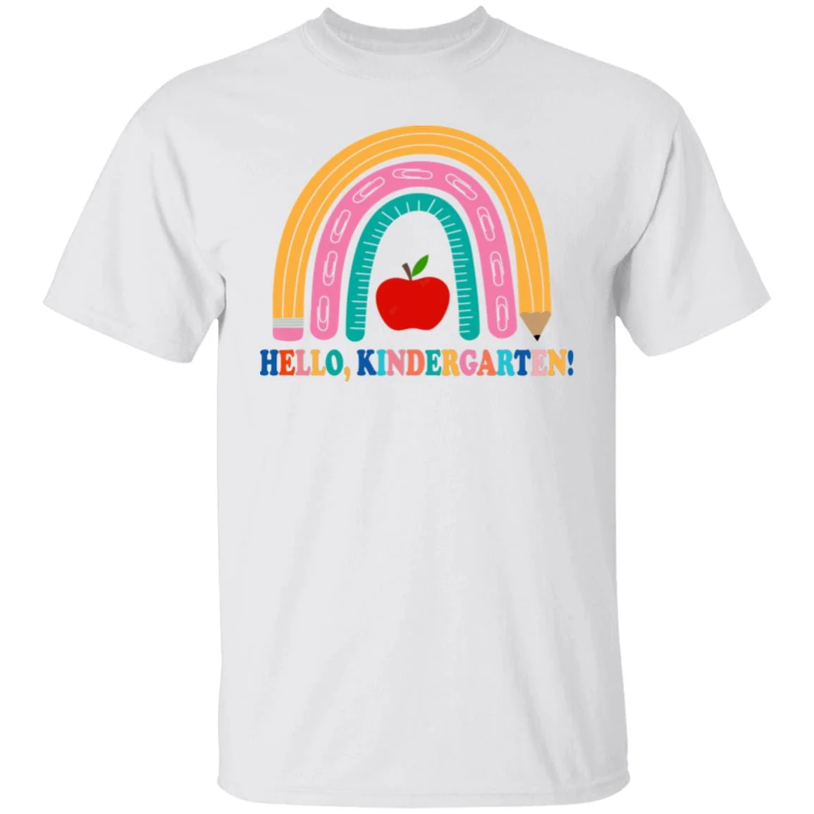 Hello Kindergarten Teach Love Inspire Shirt H431 - Image 3