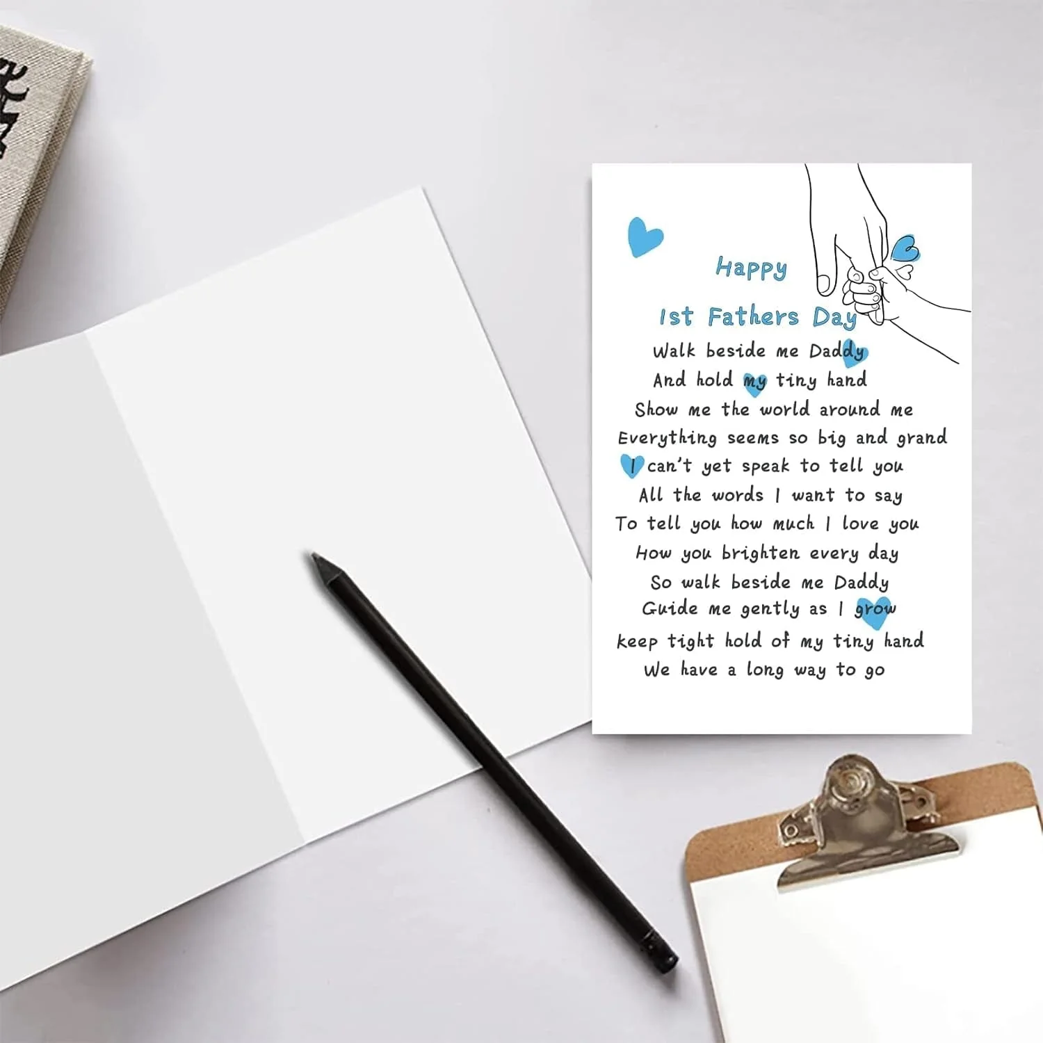 Hilarious First Father’S Day Card from Wife,First Fathers Day Cards Gifts from Baby Girls Boys, Cute 1St Fathers Day Card, Happy Father’S Day Card from Son Daughter - Image 3