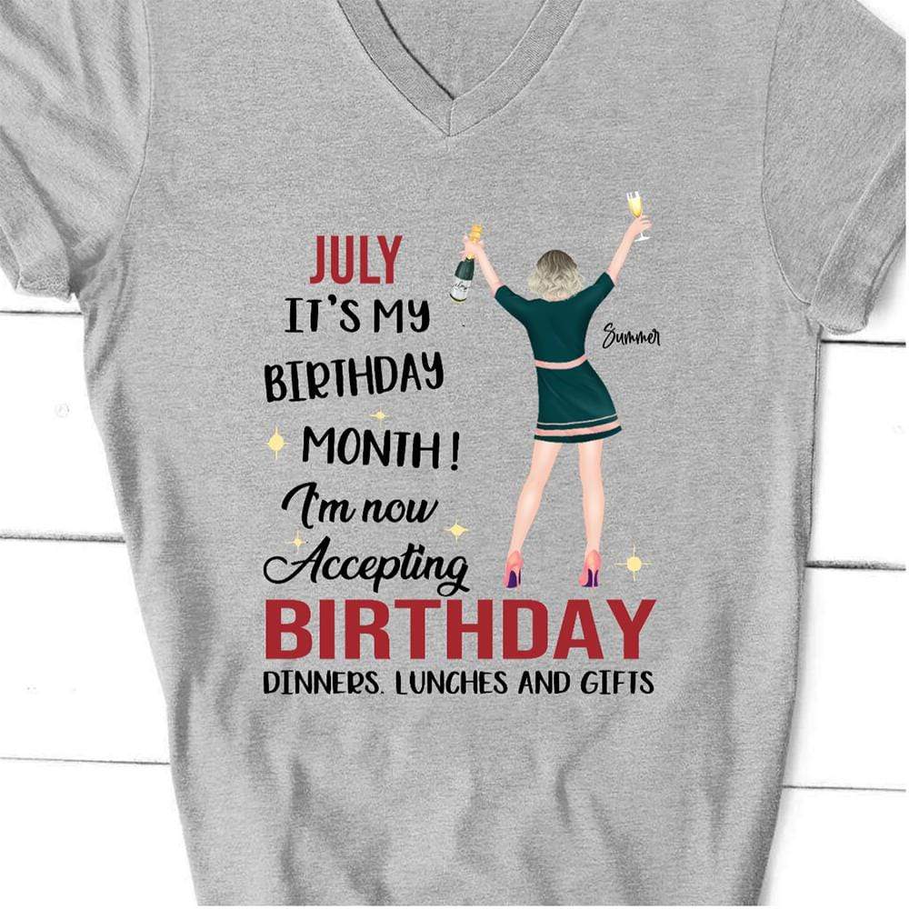 I Am Now Accepting Dinner Lunch And Gifts Birthday Shirt - Image 4