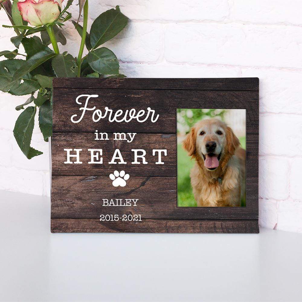Forever In My Heart Dog Print Canvas - Image 2
