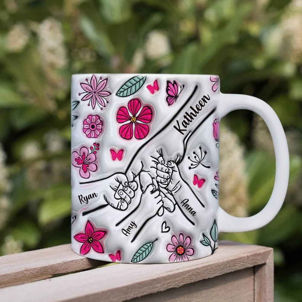 Hold My Hand, Hold My Heart 3D Mug Personalized Gift DM01 890941 - Image 3
