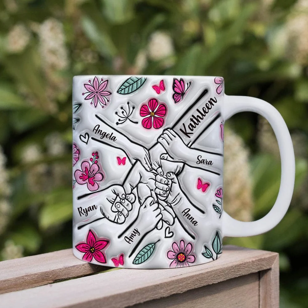 Hold My Hand, Hold My Heart 3D Mug Personalized Gift DM01 890941 - Image 4