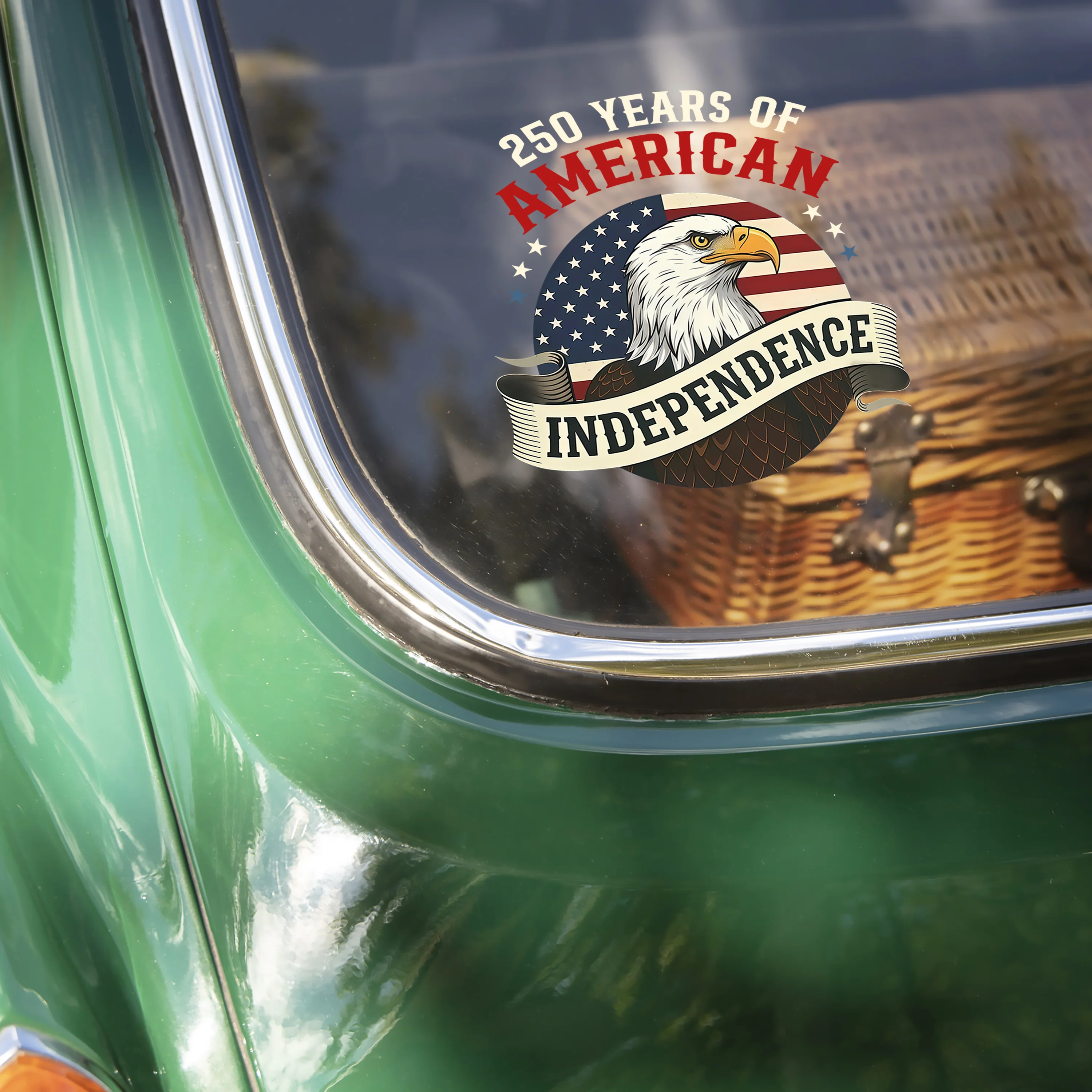 250 Years Of American Independence Car Window Decal Sticker CH07 910152 - Image 5