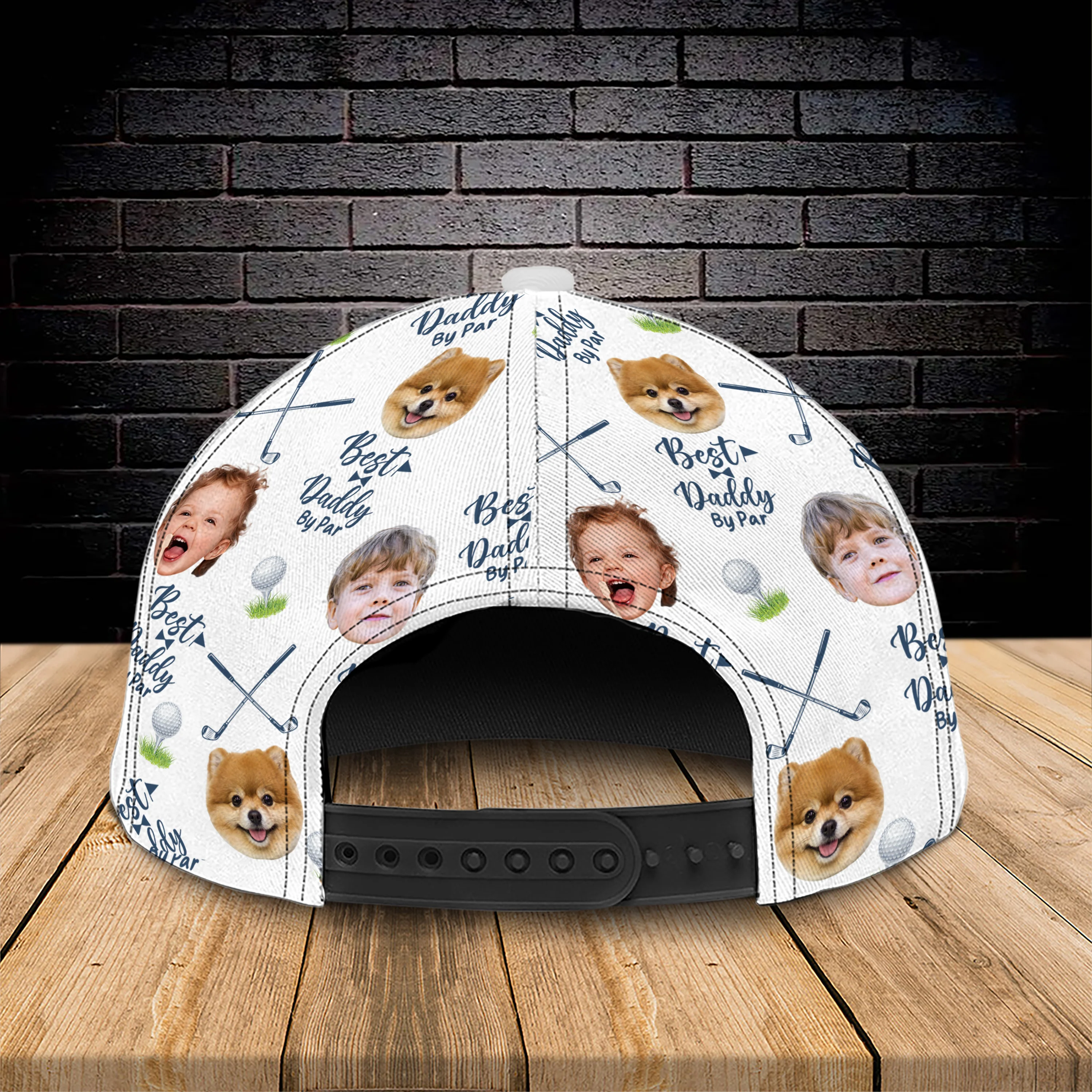 Best Dad By Par Custom Photo Golf Cap TH10 894143 - Image 5