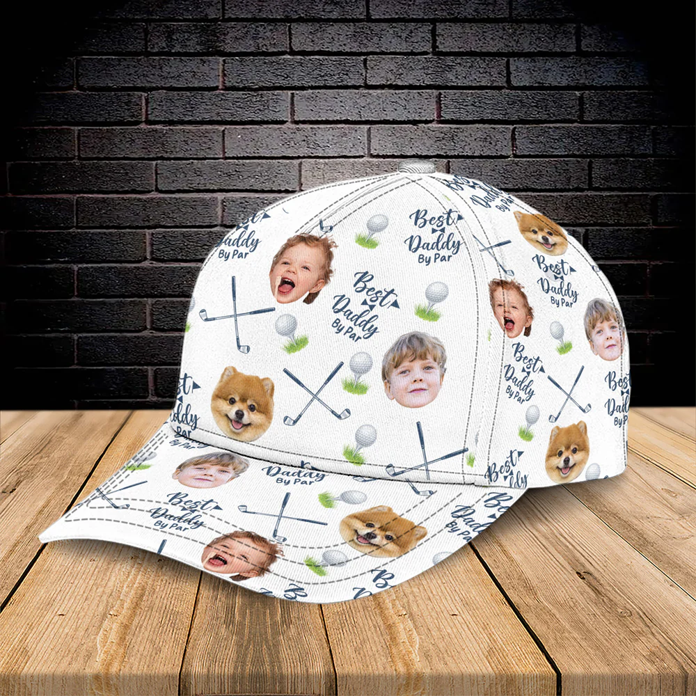 Best Dad By Par Custom Photo Golf Cap TH10 894143 - Image 6