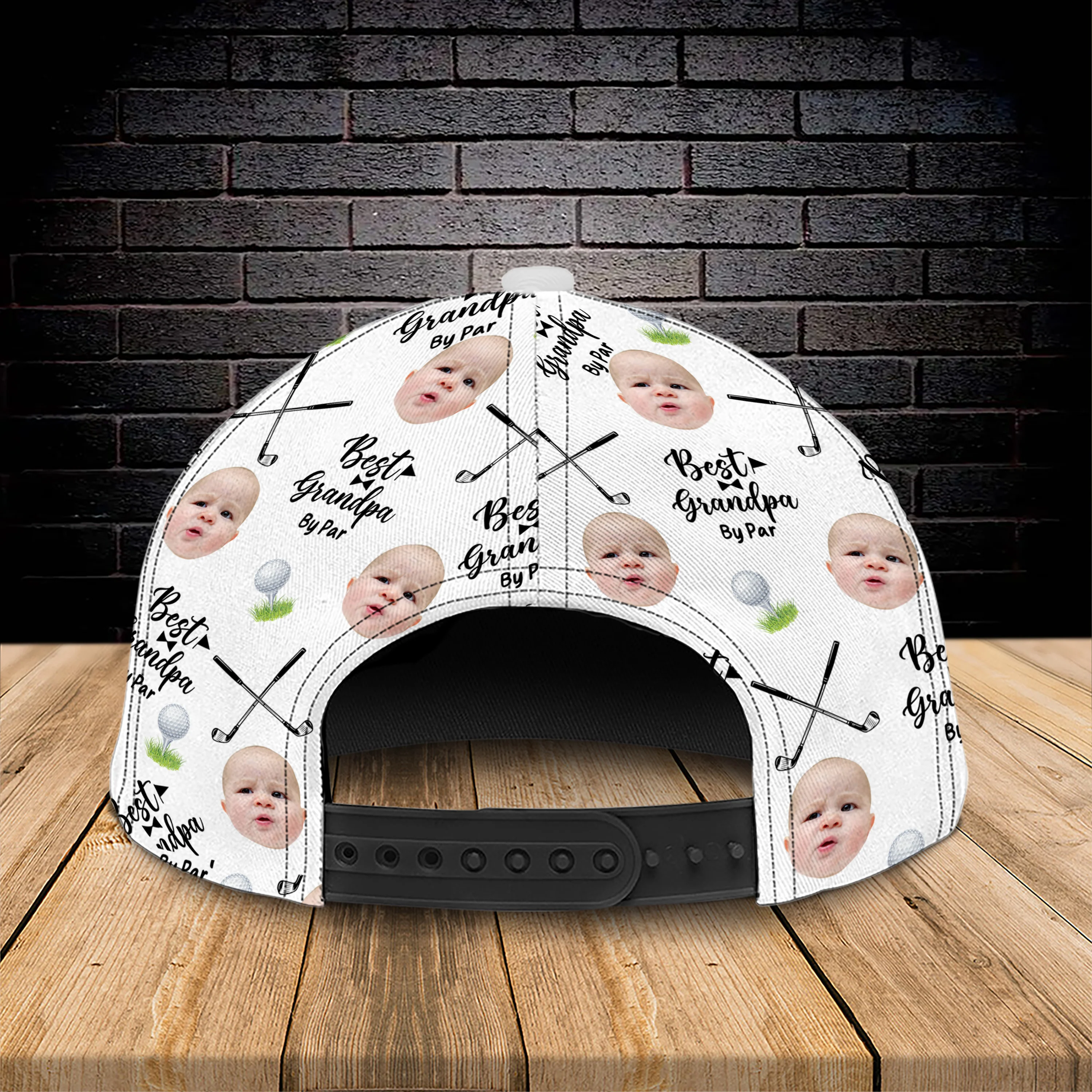 Best Dad By Par Custom Photo Golf Cap TH10 894143 - Image 7
