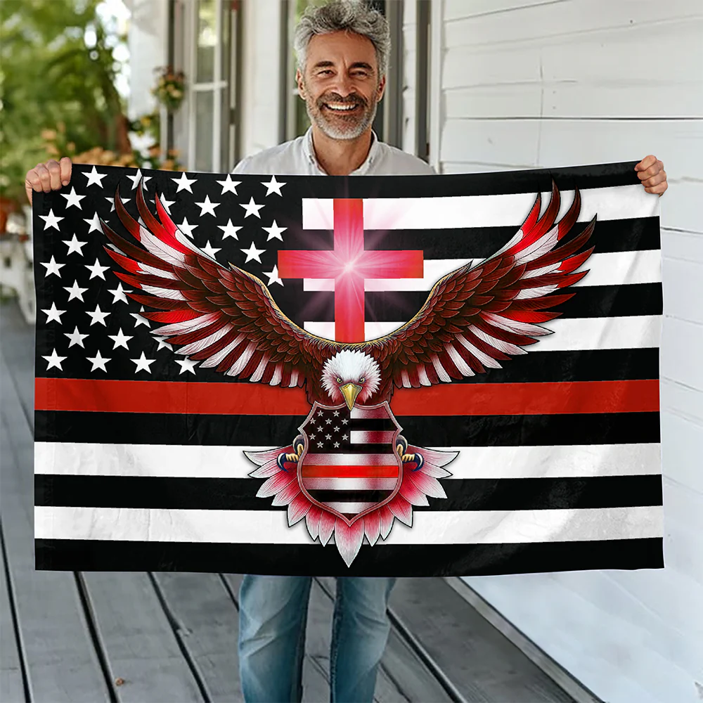 Custom American Flag With Family Name - Personalized Banner House Flag LM32 897225 - Image 3