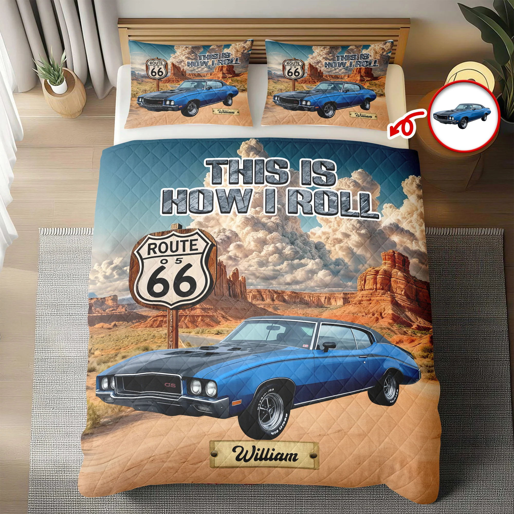 Custom Car Photo This Is How I Roll Bedding Set Gift For Car Lover CH07 899928 - Image 5