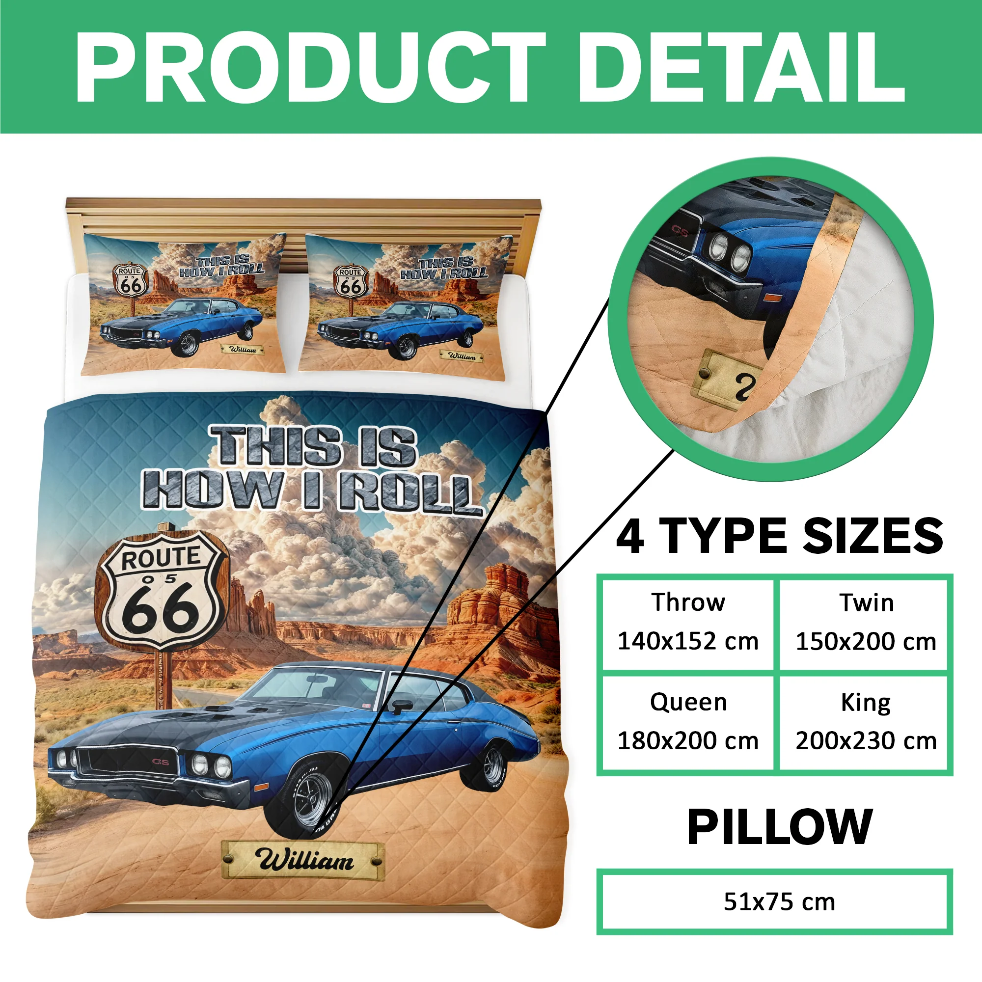 Custom Car Photo This Is How I Roll Bedding Set Gift For Car Lover CH07 899928 - Image 7