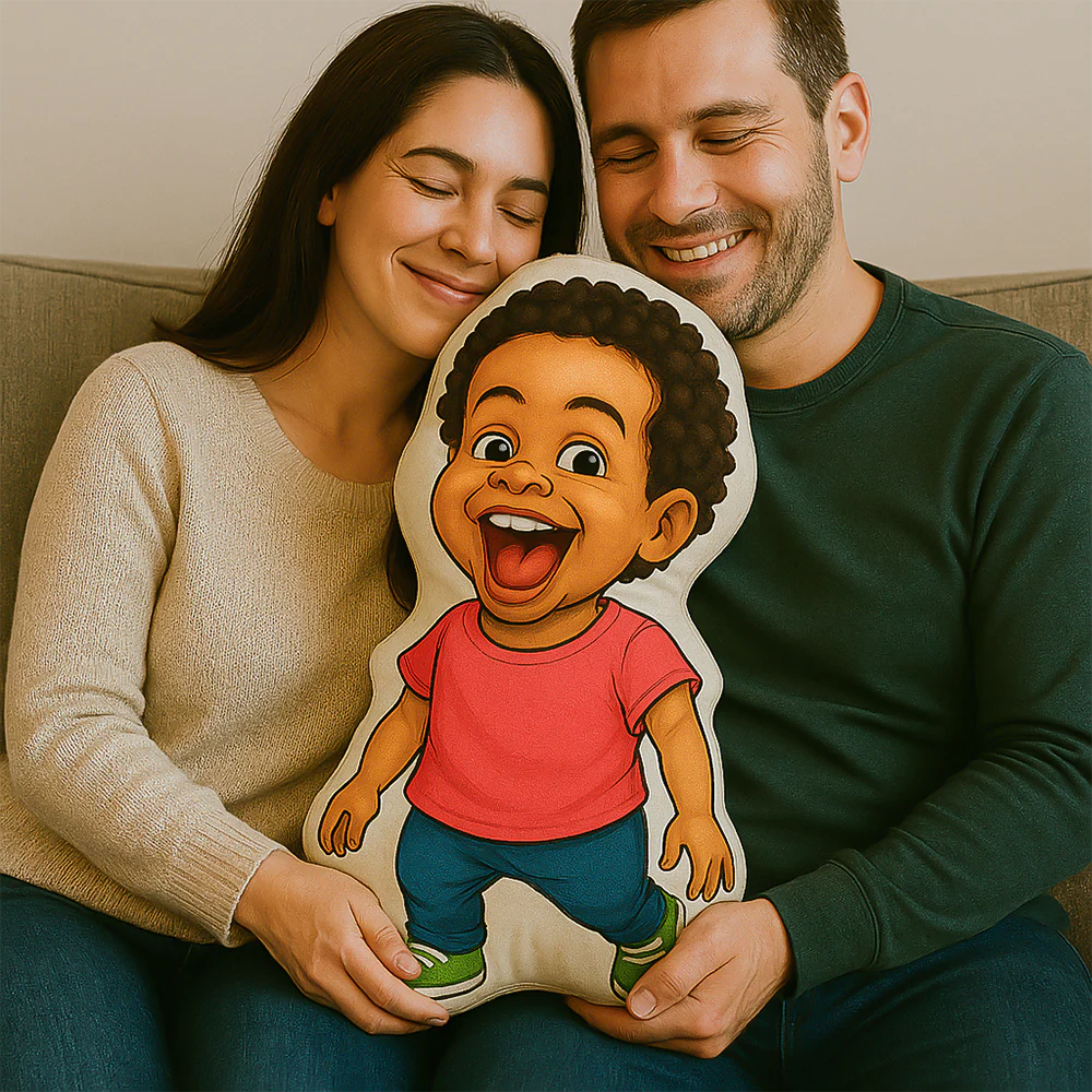 Custom Cartoon Photo Shaped Pillow Gift For Family CH07 895784 - Image 2