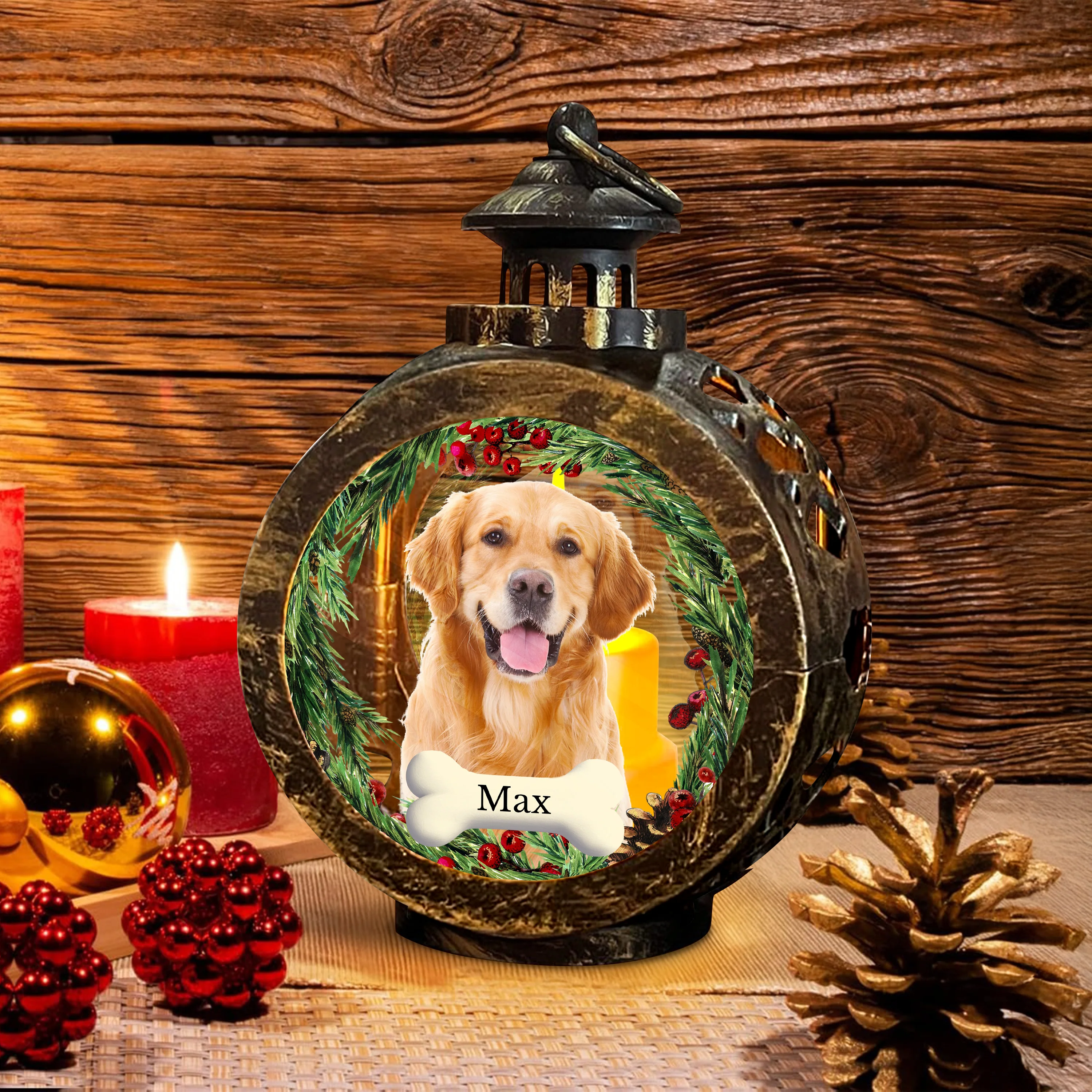 Custom Dog Photo - Personalized Custom Candlelight Lantern Ornament For Dog Lovers HO82 894936 - Image 2