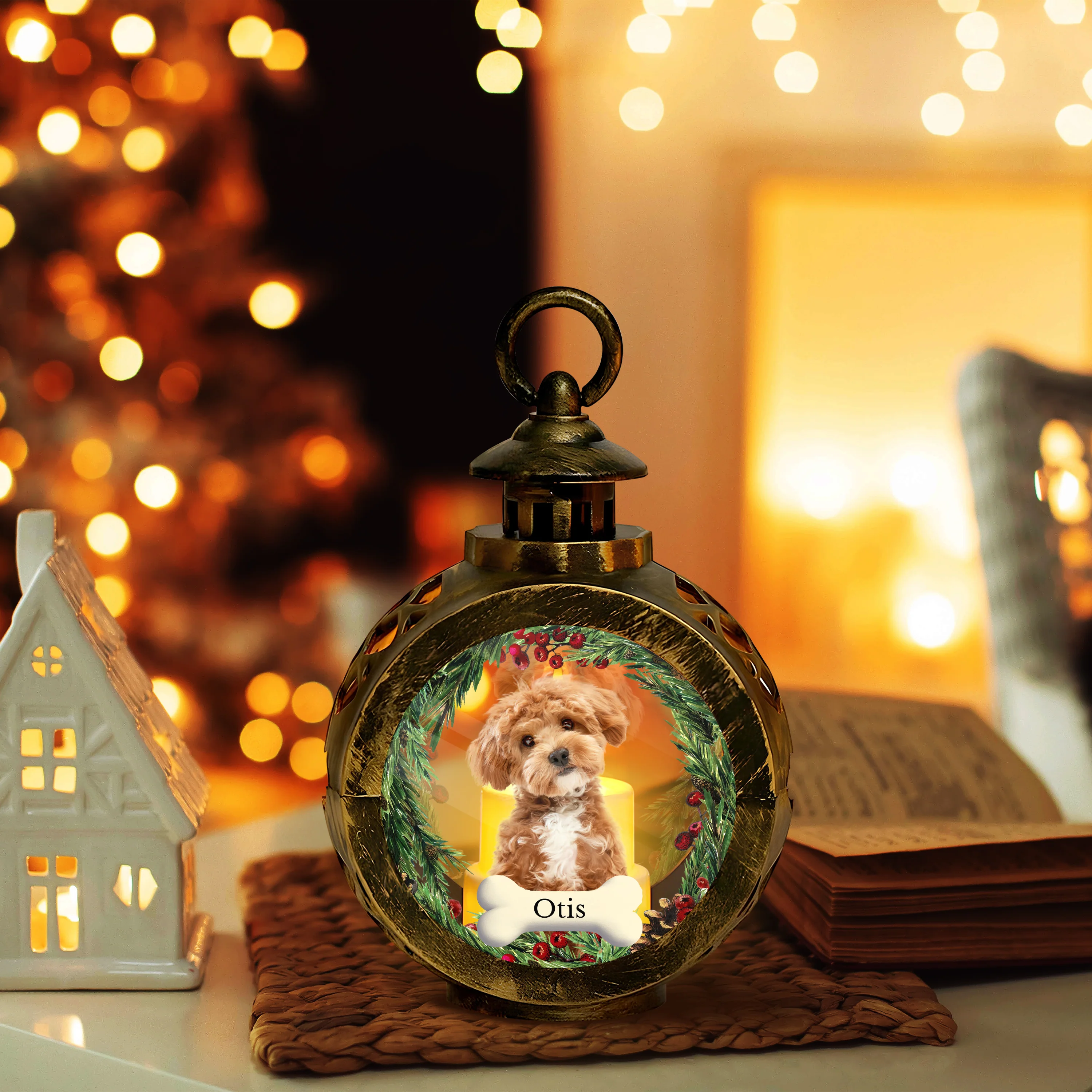 Custom Dog Photo - Personalized Custom Candlelight Lantern Ornament For Dog Lovers HO82 894936 - Image 5