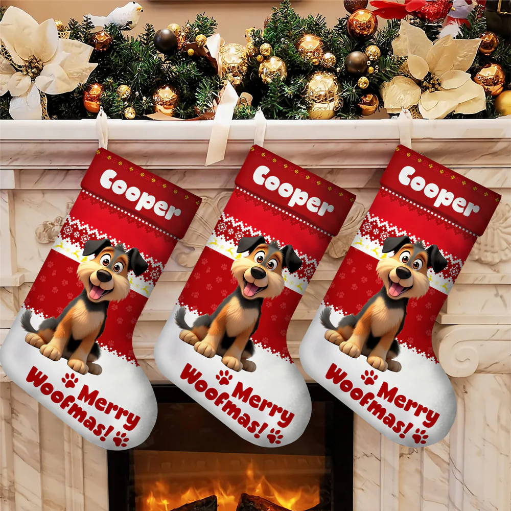 Custom Funny 3D Pet - Personalized Christmas Stocking Gift For Dog And Cat Lovers CH07 895686 - Image 5