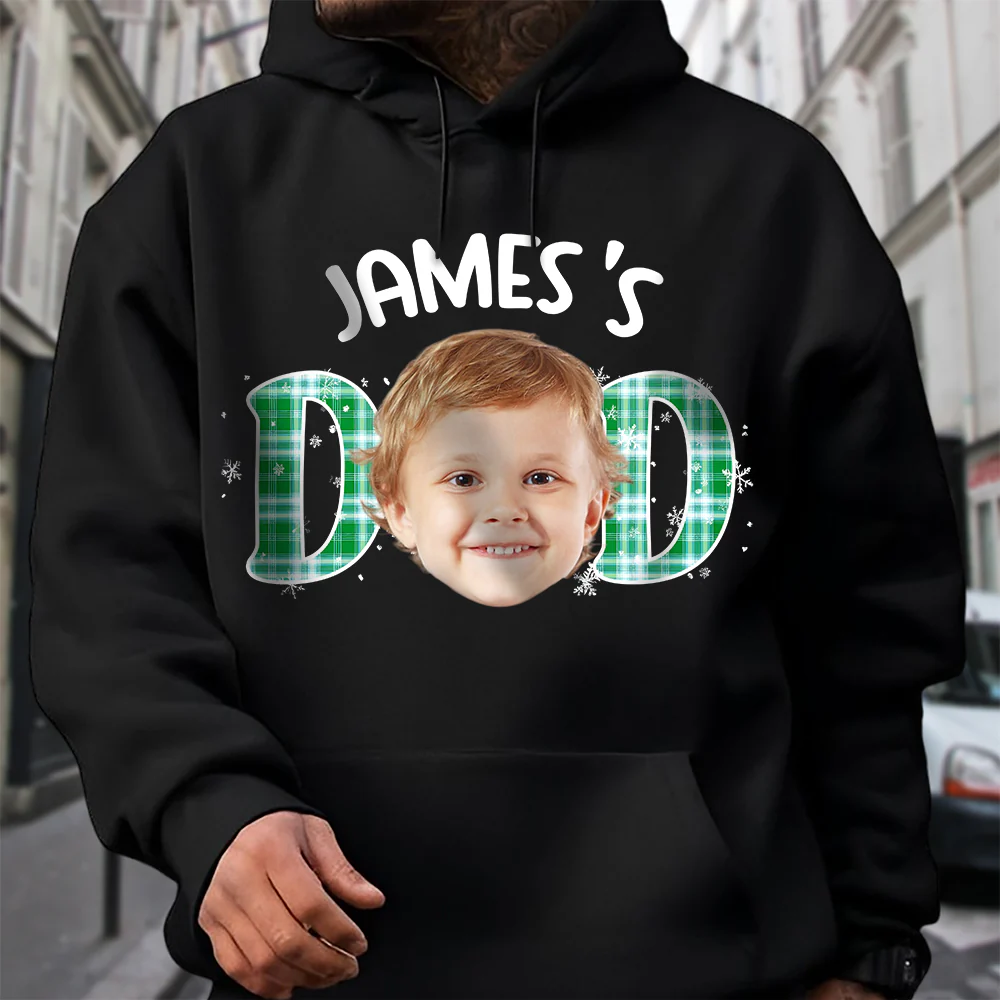 Custom Kid Photo Dark Shirt Christmas Gift For Family HO82 894344 - Image 6
