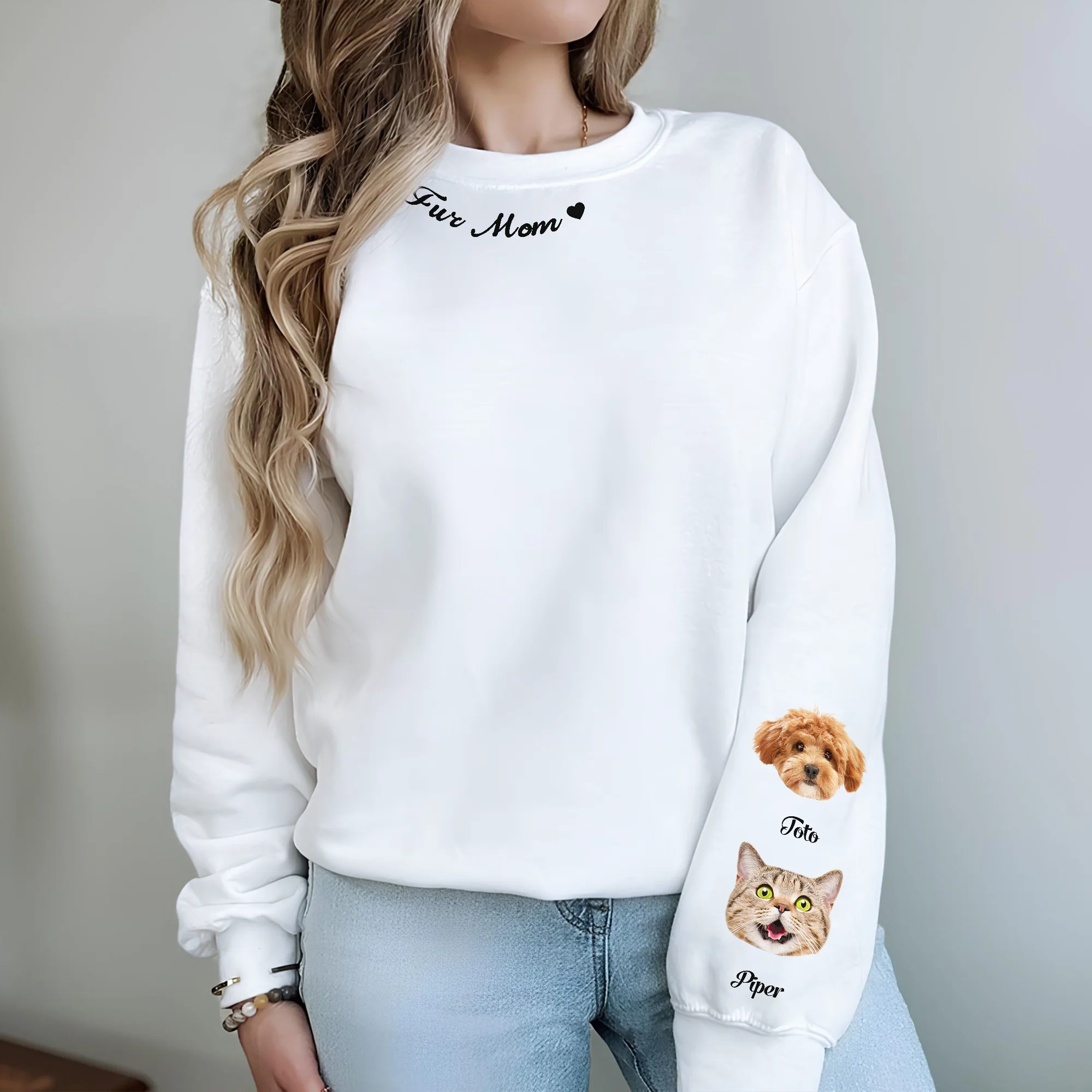 Custom Mama Sweatshirt For Dog And Cat Lovers TH10 892751 - Image 4